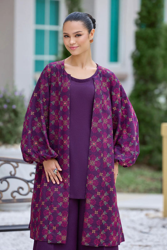 Bareeze 3PC Embroidered Karandi Suit with Embroidered Karandi Shwal -BS2304