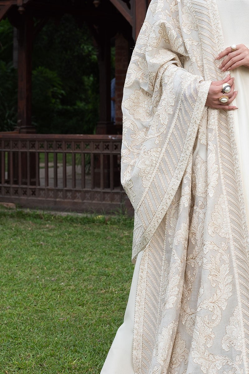Bareeze 3PC Suit with Embroidered Slub Net Shwal -BS2314