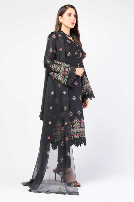 Bareeze Embroidered Lawn 3pc with Embroidered Chiffon Dupatta- BS1992