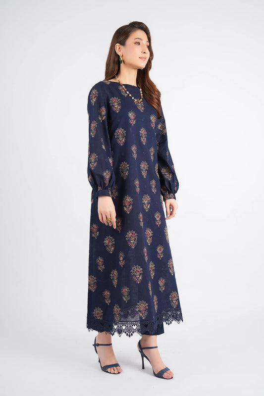Bareeze Embroidered Lawn 3pc with Embroidered Crinkle Chiffon dupatta- BS2295