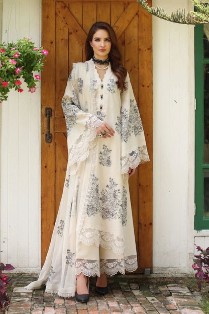 Bareeze 3PC Embroidered Karandi Suit with Embroidered Karandi Shwal - BS2317