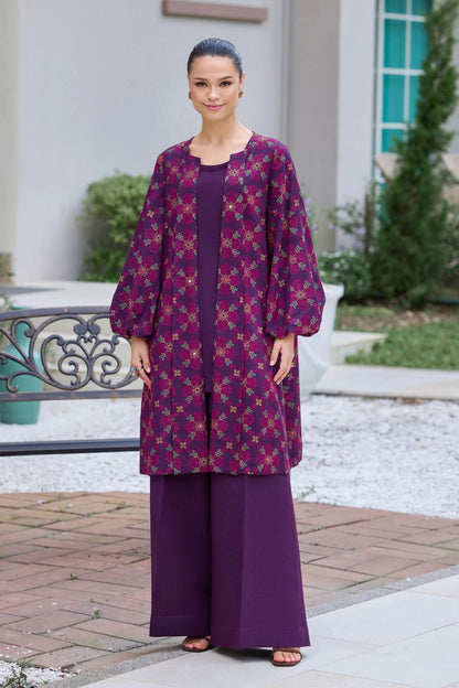 Bareeze 3PC Embroidered Karandi Suit with Embroidered Karandi Shwal -BS2304