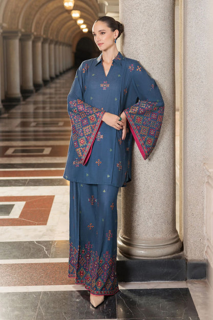 Bareeze 3PC Embroidered Karandi Suit with Embroidered Karandi Shwal -BS2305