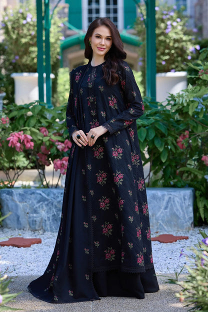 Bareeze 3PC Embroidered Karandi Suit with Embroidered Karandi Shwal -BS2306
