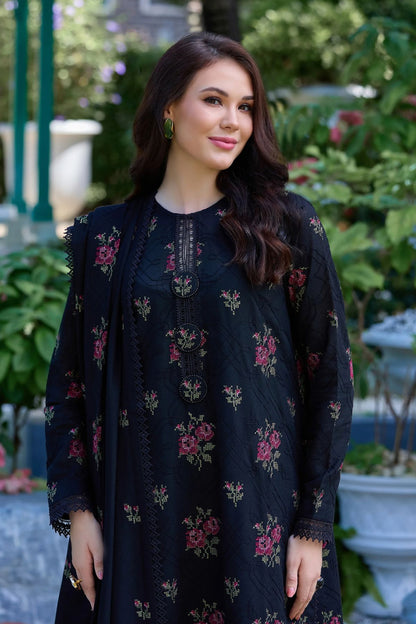 Bareeze 3PC Embroidered Karandi Suit with Embroidered Karandi Shwal -BS2306