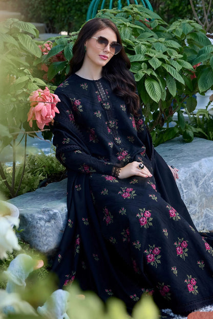 Bareeze 3PC Embroidered Karandi Suit with Embroidered Karandi Shwal -BS2306