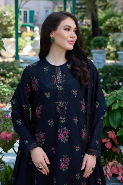 Bareeze 3PC Embroidered Karandi Suit with Embroidered Karandi Shwal -BS2306