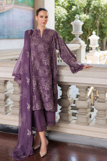 Bareeze 3PC Embroidered Karandi Suit with Embroidered Karandi Shwal -BS2309