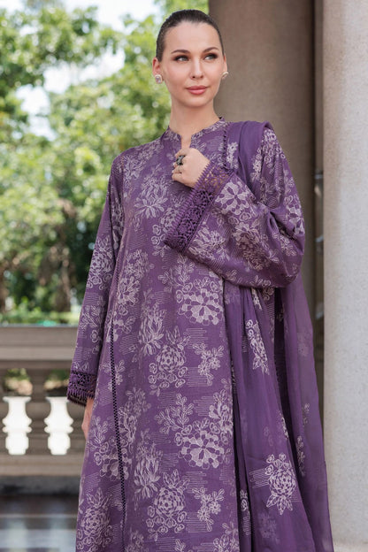 Bareeze 3PC Embroidered Karandi Suit with Embroidered Karandi Shwal -BS2309