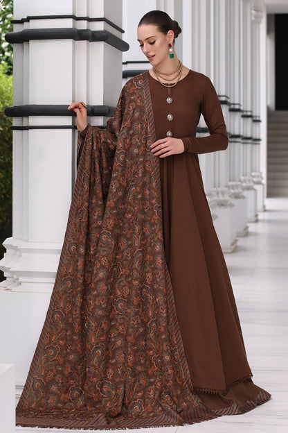 Bareeze 3PC Dhanak Suit with Heavy Embroidered Shawal -BS1984