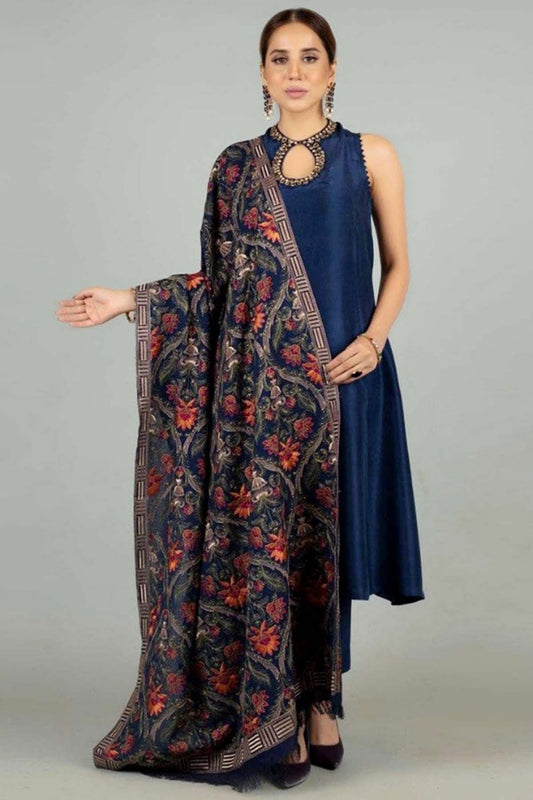 Bareeze 3PC Embroidered Dhanak Suit with Embroidered Shwal -BS102148