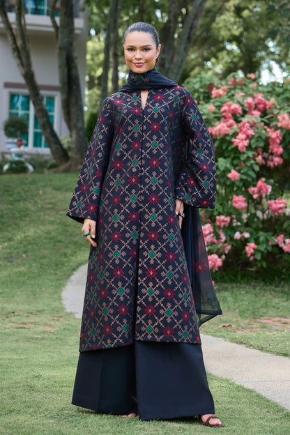 Bareeze 3PC Embroidered Karandi Suit with Embroidered Karandi Shwal -BS2303