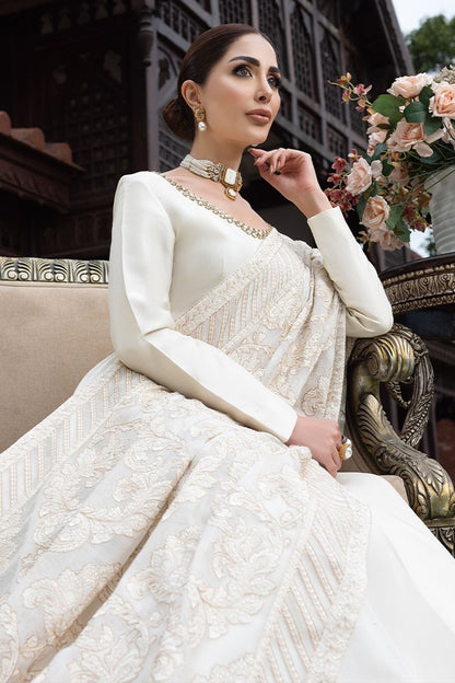 Bareeze 3PC Suit with Embroidered Slub Net Shwal -BS2314