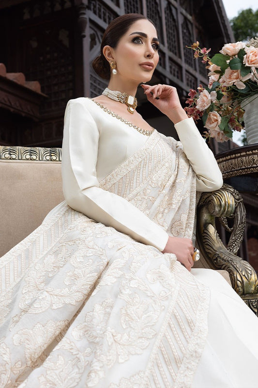 Bareeze 3PC Suit with Embroidered Slub Net Shwal -BS2314