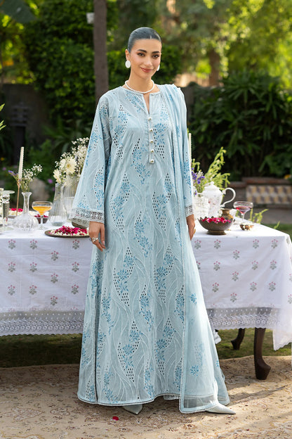 Bareeze Embroidered Lawn 3pc with Embroidered Crinkle Chiffon dupatta- BS2294