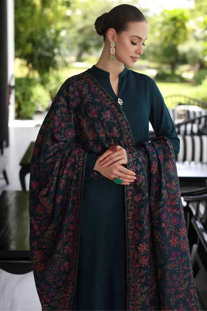 Bareeze 3PC Dhanak Suit with Heavy Embroidered Shawal -BS1983