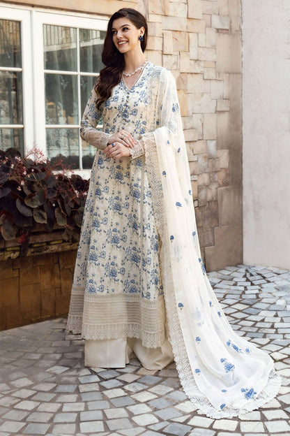 Bareeze Embroidered Lawn 3pc with Embroidered Chiffon Dupatta- BS1997