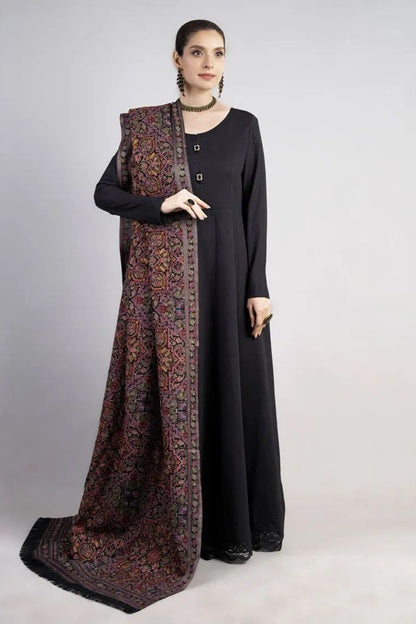 Bareeze 3PC Embroidered Dhanak Suit with Heavy Embroidered Shawal -BS2062