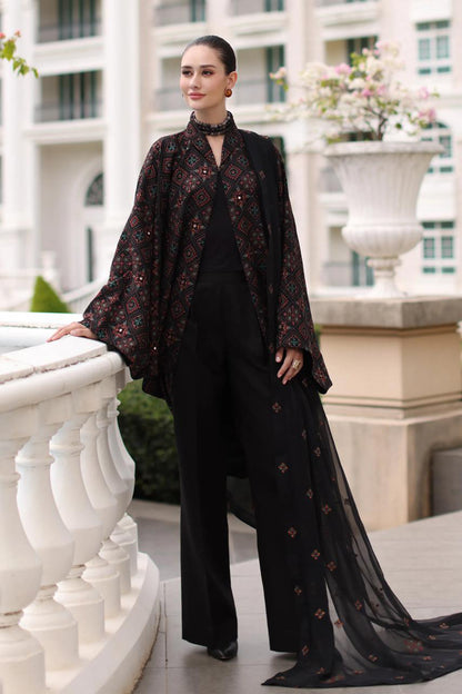 Bareeze 3PC Embroidered Dhanak Suit with Embroidered Shwal -BS2139