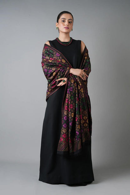 Bareeze 3PC Dhanak  Suit with Embroidered Shwal -BS2141