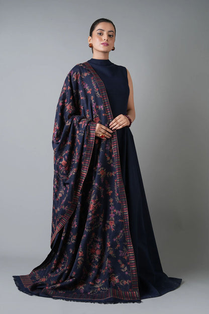 Bareeze 3PC Dhanak Suit with Embroidered Shwal -BS2142