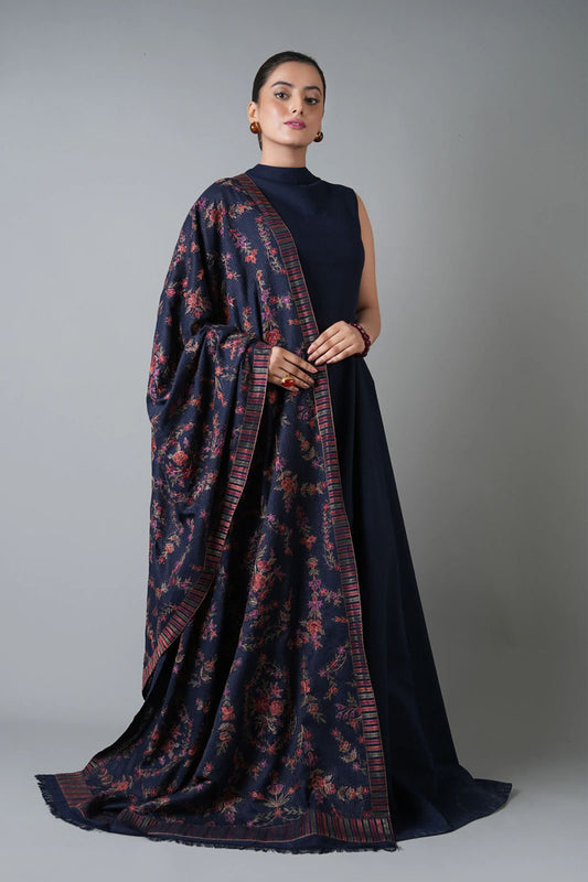 Bareeze 3PC Dhanak Suit with Embroidered Shwal -BS2142