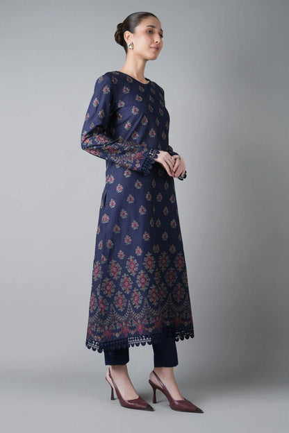 Bareeze 3PC Embroidered Dhanak Suit with Embroidered Shwal -BS2091