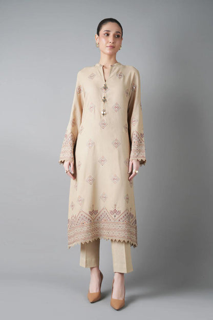 Bareeze 3PC Embroidered Dhanak Suit with Embroidered Shwal -BS2150