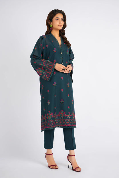 Bareeze 3PC Embroidered Karandi Suit with Embroidered Karandi Shwal -BS2310