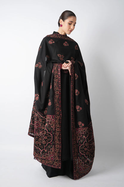 Bareeze 3PC Embroidered Karandi Suit with Embroidered Shwal -BS2313