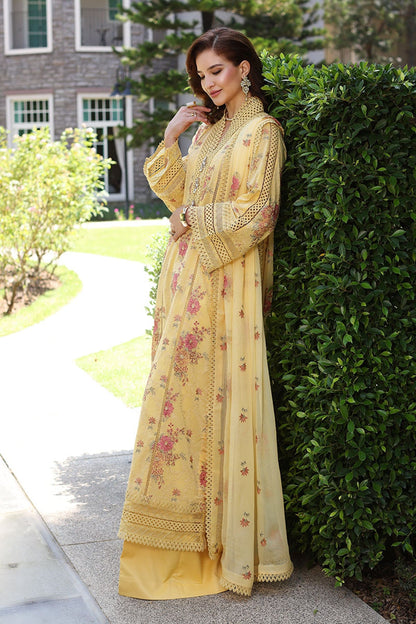 Bareeze Summer Lawn 3pc with Embroidered chiffon dupatta- BS1812