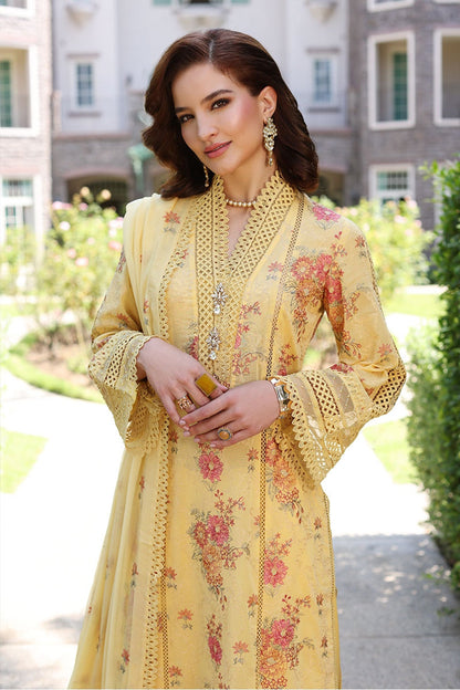 Bareeze Summer Lawn 3pc with Embroidered chiffon dupatta- BS1812