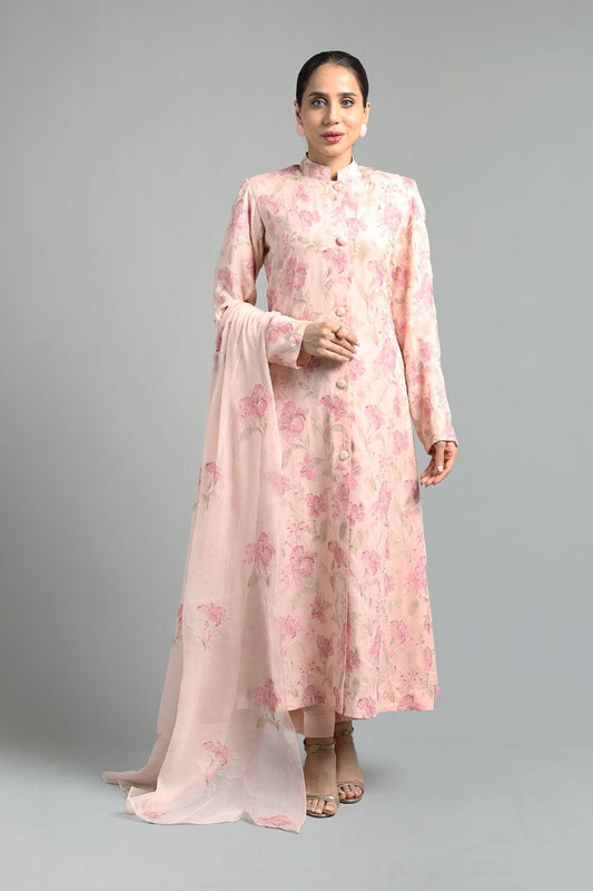 Bareeze Embroidered Lawn 3pc with Embroidered Chiffon Dupatta- BS1878