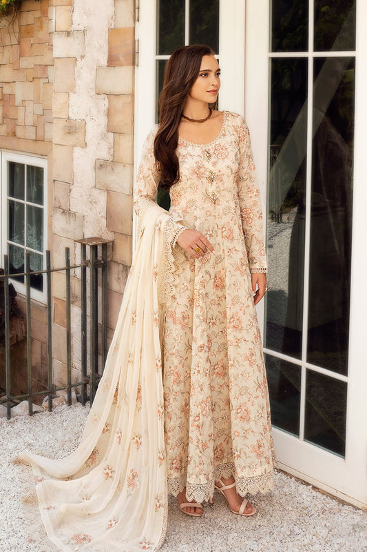 Bareeze Embroidered Lawn 3pc with Embroidered Chiffon Dupatta- BS1877