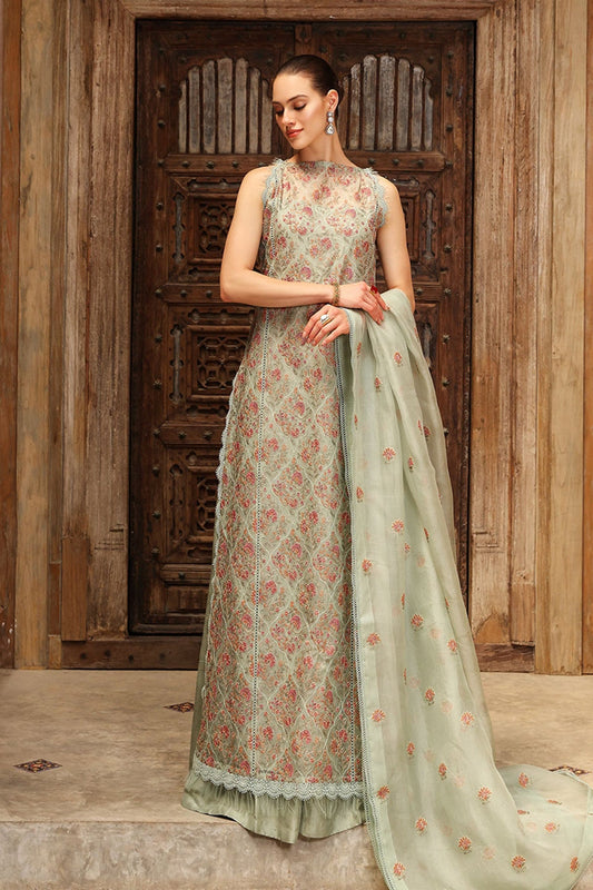 Bareeze Summer Lawn 3pc with Embroidered chiffon dupatta- BS1744