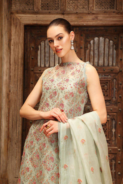 Bareeze Summer Lawn 3pc with Embroidered chiffon dupatta- BS1744