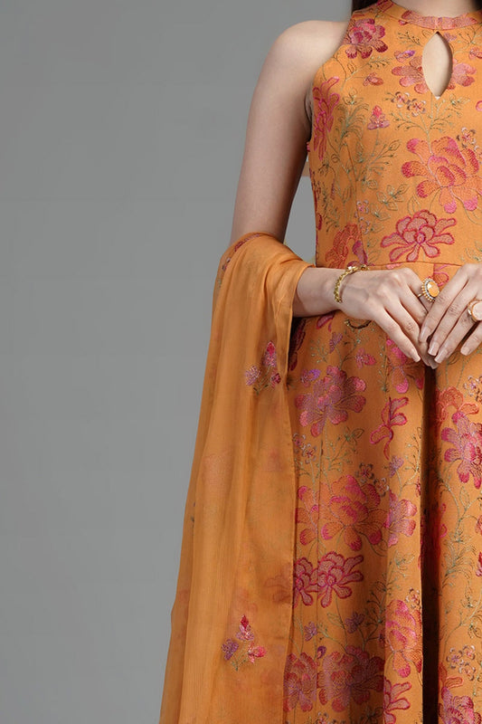 Bareeze Summer Lawn 3pc with Embroidered chiffon dupatta- BS1813