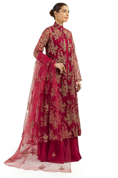 Bareeze Embroidered Lawn 3pc with Embroidered Chiffon Dupatta- BS1875