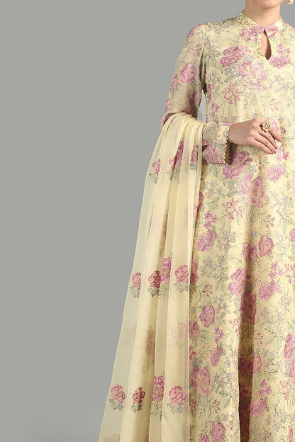 Bareeze Embroidered Lawn 3pc with Embroidered Chiffon Dupatta- BS1896